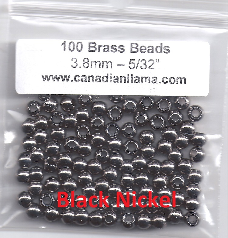 Brass Beads - 100 Pack - Click Image to Close