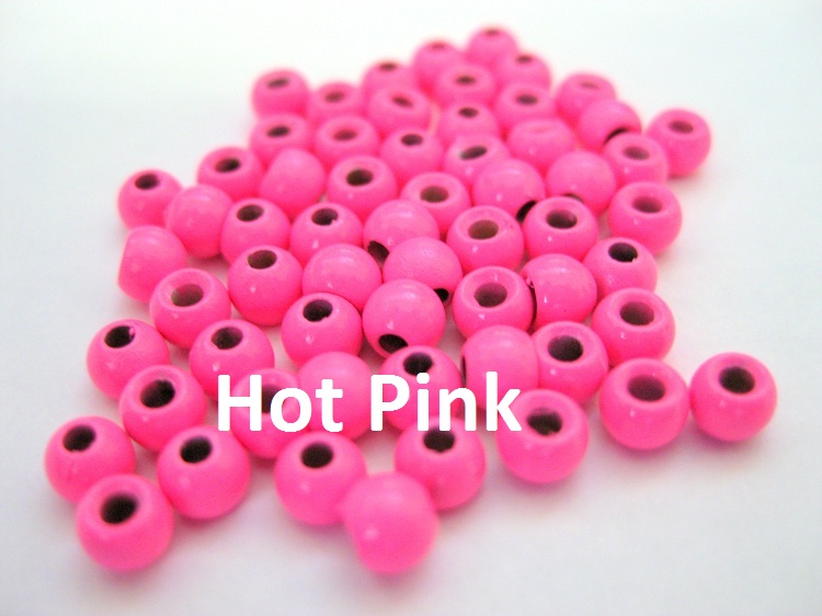 Big Fly Colored Tungsten Beads 3/16" - 25 pc. pack - Click Image to Close