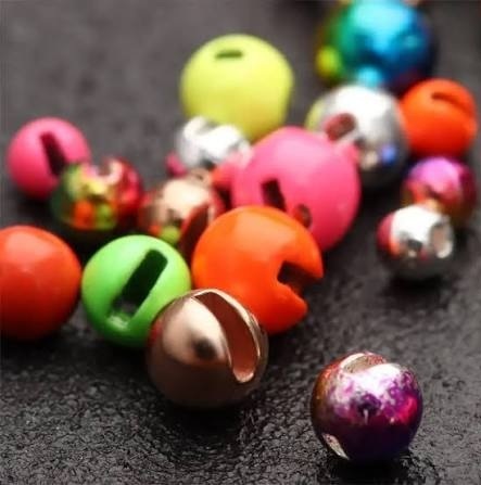 Pro Tyer Slotted Stainless Steel Beads - 2.5mm 3/32" - 20 pc.